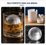 Forma para Gelo em Esfera Grande e Translúcida - Imagem 7
