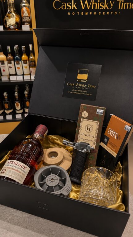 Kit Cask Premium Deluxe C/ Whisky Aberlour 12 ANOS